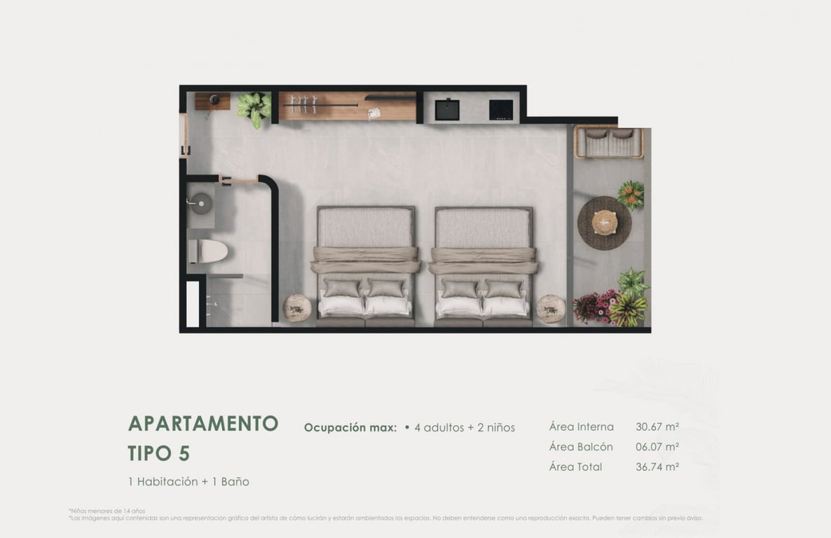 Plano modelo 05 de Bondo Piaya Etapa 1